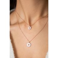 Papatya Silver Asansörlü Papatya Model 925 Ayar Kadın Gümüş Kolye
