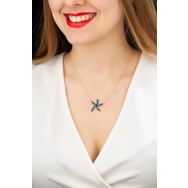 Papatya Silver UVPS100476 Taşlı Deniz Yıldızı Uvps100476 925 Ayar Gümüş Kolye