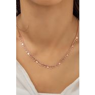 Papatya Silver UVPS100578 Sıralı Love Yazılı Aşk 925 Ayar Gümüş Kolye