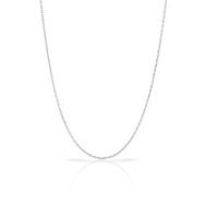 Papatya Silver UVPS100981 Rodyum Kaplama Forse Zincir 925 Ayar Gümüş Kolye