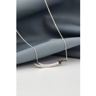 Papatya Silver UVPS102154 Rodyum Kaplama Taşlı Zülfikar Kılıç 925 Ayar Gümüş Kolye