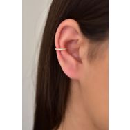 Papatya Silver UVPTS300399 925 Ayar Rose Kaplama Zirkon Taşlı Tamtur Kıkırdak Gümüş Küpe