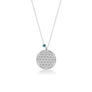 Papatya Silver Yaşam Çiçeği Gümüş Kolye