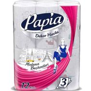 Papia Dekor 12'li Kağıt Havlu
