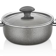 Papilla Fred Gri 25 cm Granit Krep Tavası