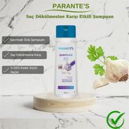 Parantes Saç Dökülmesine Karşı Güçlü Etki Sarımsak Özü 500 ml Şampuan