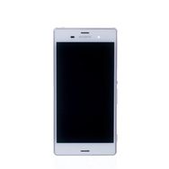 Parça Bankası Sony Xperia Z3 + Dokunmatik Çıtalı Beyaz LCD Ekran