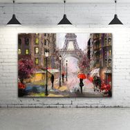 Paris Eyfel Kulesi Kanvas Tablo