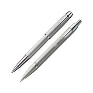 Parker IM Metal Silver CT Roller-Tükenmez Kalem Seti