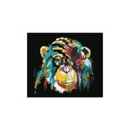 Parla 50x65 cm Maymun Renkli Sayılarla Boyama Seti Rulo Duvar Sticker