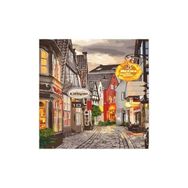 Parla 60x75 cm Güzel Bir Sokak Sayılarla Boyama Seti Rulo Duvar Sticker