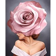 Parla Canvas Asil Gül Renkli Sayılarla Rulo 90x110 cm Boyama Seti Duvar Sticker