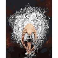 Parla Canvas Beyaz Balerin Sayılarla Rulo 50x65 cm Boyama Seti Duvar Sticker