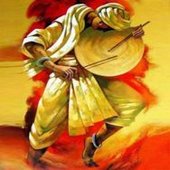 Parla Canvas Dansı Ritmi 100x140 cm Sayılarla Rulo Boyama Seti