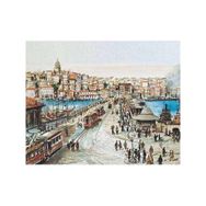 Parla Canvas Eski İstanbul Sayılarla Rulo 60x75 cm Renkli Boyama Seti Duvar Sticker