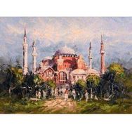 Parla Canvas Renkli Ayasofya Sayılarla 60 x 75 cm Boyama Seti