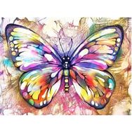 Parla Canvas Renkli Kelebek Rulo 100x140 cm Sayılarla Boyama Seti Duvar Sticker