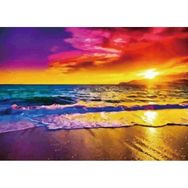 Parla Canvas Sahilde Gün Batımı Sayılarla Rulo 40x50 cm Boyama Seti Duvar Sticker
