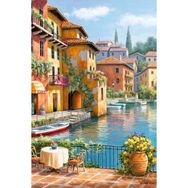Parla Canvas Şirin Kasaba 2 Rulo 70x90 cm Renkli Sayılarla Boyama Seti Duvar Sticker