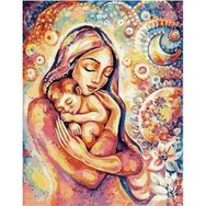 Parla Canvas Sonsuz Sevgi Sayılarla Rulo 40x50 cm Boyama Seti Duvar Sticker