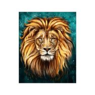 Parla Canvas Tek Aslan Rulo 100x140 cm Renkli Sayılarla Boyama Seti Duvar Sticker