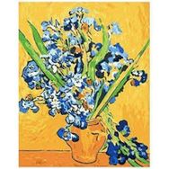 Parla Canvas Van Gogh Süsen Sayılarla Rulo 40x50 cm Boyama Seti Duvar Sticker