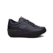 Parley 713 Fermuarlı Topuklu Siyah Unisex Spor Ayakkabı