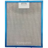 Parmis 25.7 x 31.8 cm Aspiratör Davlumbaz Metal Yağ Filtresi