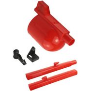 Parmis HT-DSP0005-SET2-1 Fantom P 1200 Pratik Süpürge Kırmızı Toz Haznesi Boru Tırnak ve Karşılığı