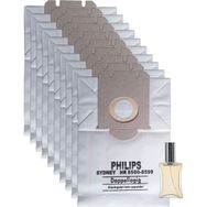 Parmis Philips Mobillo Plus Kağıt 10 Adet Uyumlu Süpürge Toz Torba