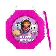 Parti Dükkanım Gabby'nin Hayal Evi 42 cm Pinyata + Sopası