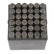 Partner PT03044 6 mm 36 Parça Çelik Harf ve Rakam