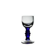 Paşabahçe 21196 El İmalatı Mavi Kristal Mini Likör Kadehi