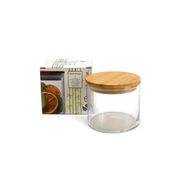 Paşabahçe 43663 700 cc Bamboo Kapaklı Cam Kavanoz