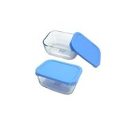 Paşabahçe 53733 2'li Mavi Kapaklı Snowbox Saklama Kabı