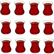 Paşabahçe Aurora 12 Parça Çay Bardağı Seti
