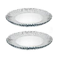 Paşabahçe Cam Aurora 31.5 cm 2'li Şeffaf Servis Tabağı