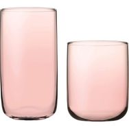Paşabahçe İconic Pembe 2 Boy 12'li Su Meşrubat Bardağı