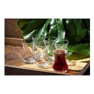 Paşabahçe İnce Belli Optikli 6'lı Çay Bardağı