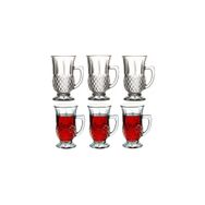 Paşabahçe İstanbul 6'lı Kulplu Bardak Çay Fincanı
