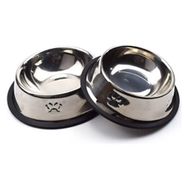 Paslanmaz Çelik Metal 18 cm Köpek Mama Kabı