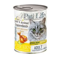 Pati Life Tavuklu Konserve 24 x 415 gr Yetişkin Kedi Maması