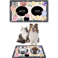 PatiPeti 50 x 35 cm Halloween Kedi Köpek Mama Altlığı Mama Paspası