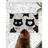 PatiPeti Black Cats Kedi Köpek Eğitim Mama Paspası ve Beslenme Altlığı
