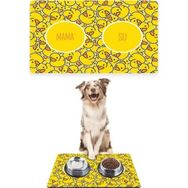 PatiPeti Sarı Ördek 50x35 cm Köpek Mama ve Eğitim Paspası