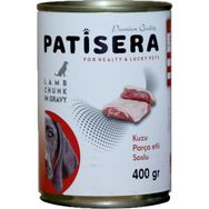 Patisera Kuzu Etli 12x400 gr Yetişkin Konserve Köpek Maması