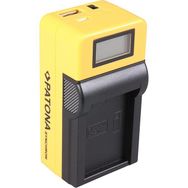 Patona Senkron Canon LPE17 İçin LCD Ekranlı USB Şarj Cihazı