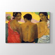 Paul Gauguin - Three Tahitians Tablosu