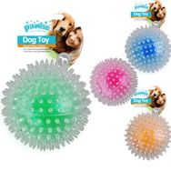 Pawise 12 cm Flash Bouncer Ball Işıklı Şeffaf Plastik Top Köpek Oyuncağı