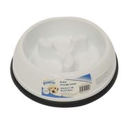 Pawise 1500 ml 23x7.5 cm Beyaz Köpekler için Yavaş Beslenme Mama Kabı